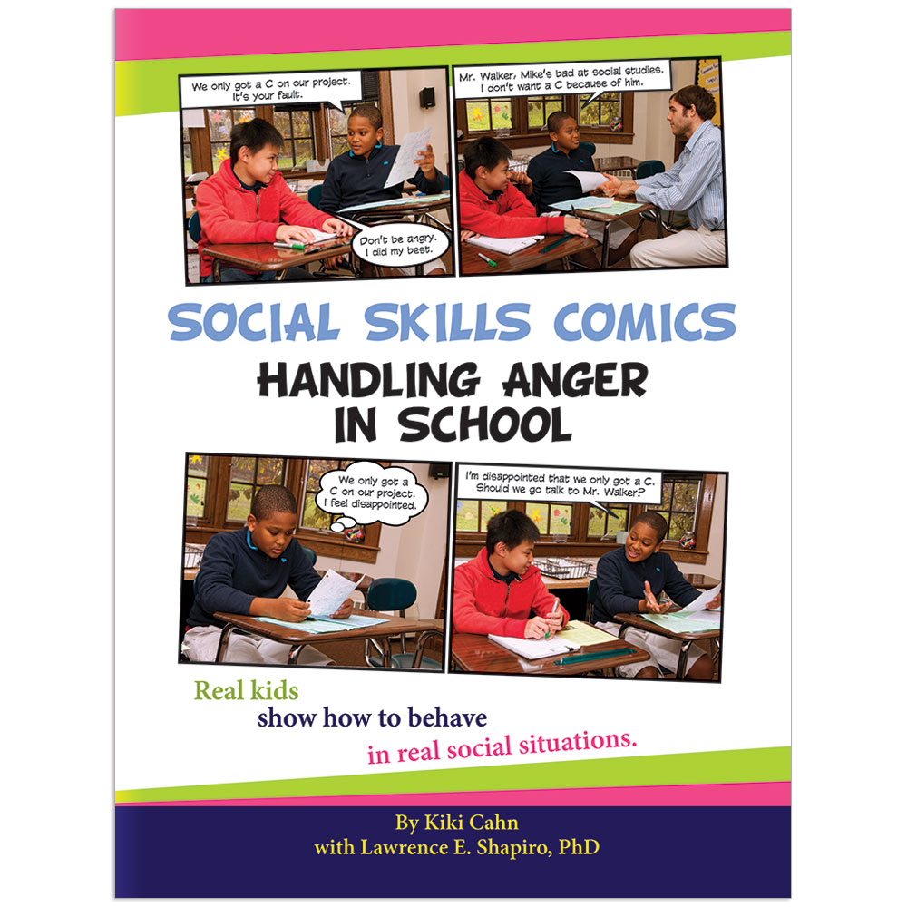 Social Skills Comics for Kids: Handling Anger in School