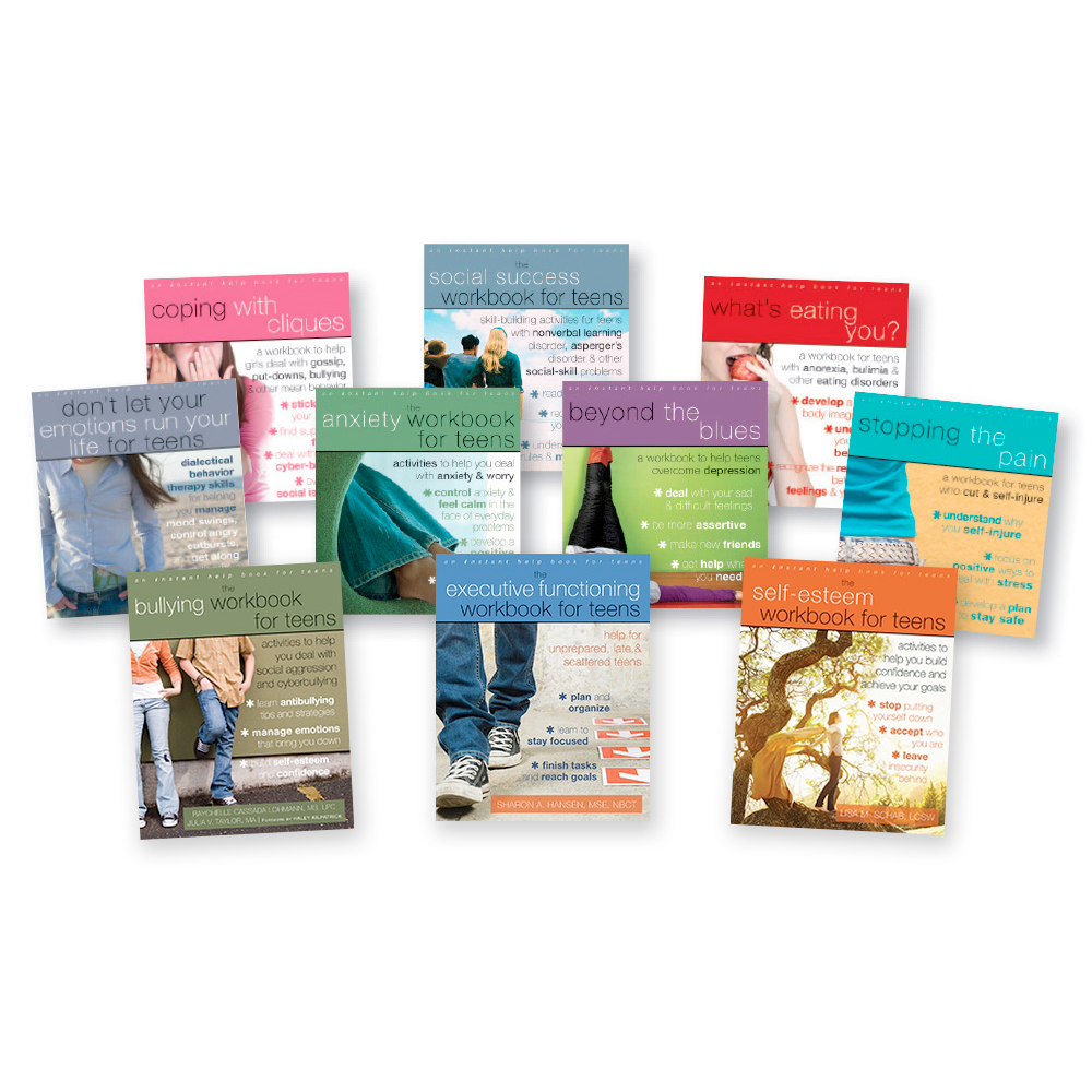 Emotional Intelligence Workbooks Teen Library   Set of 10 Books