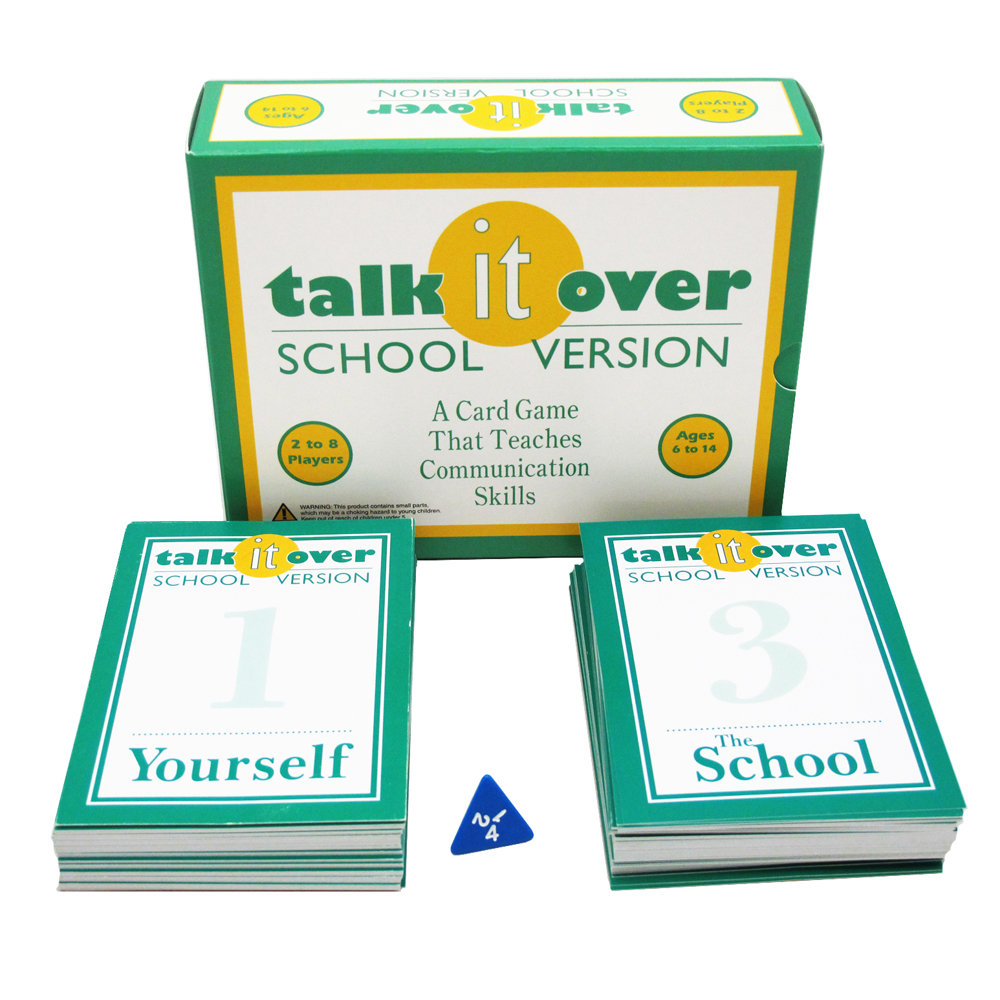 Talk It Over Card Game: School Version