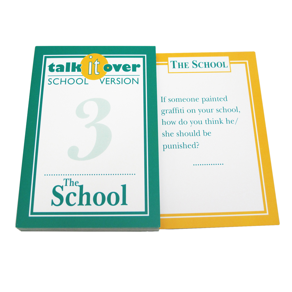 Talk It Over Card Game: School Version