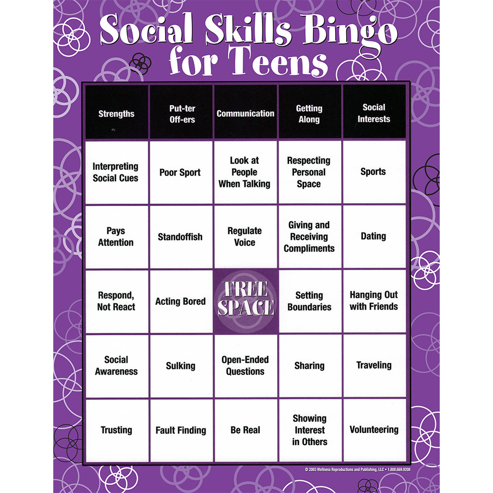 Social Skills Activities For Teens Printables