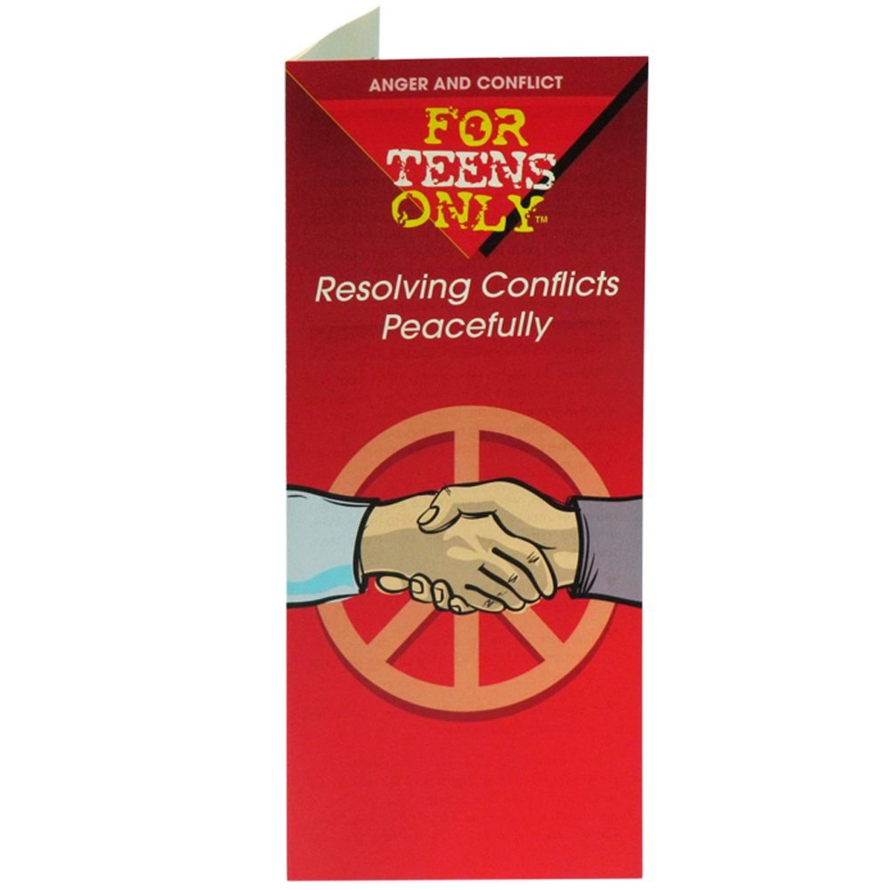 For Teens Only Pamphlet: Resolving Conflicts Peacefully 25 pack