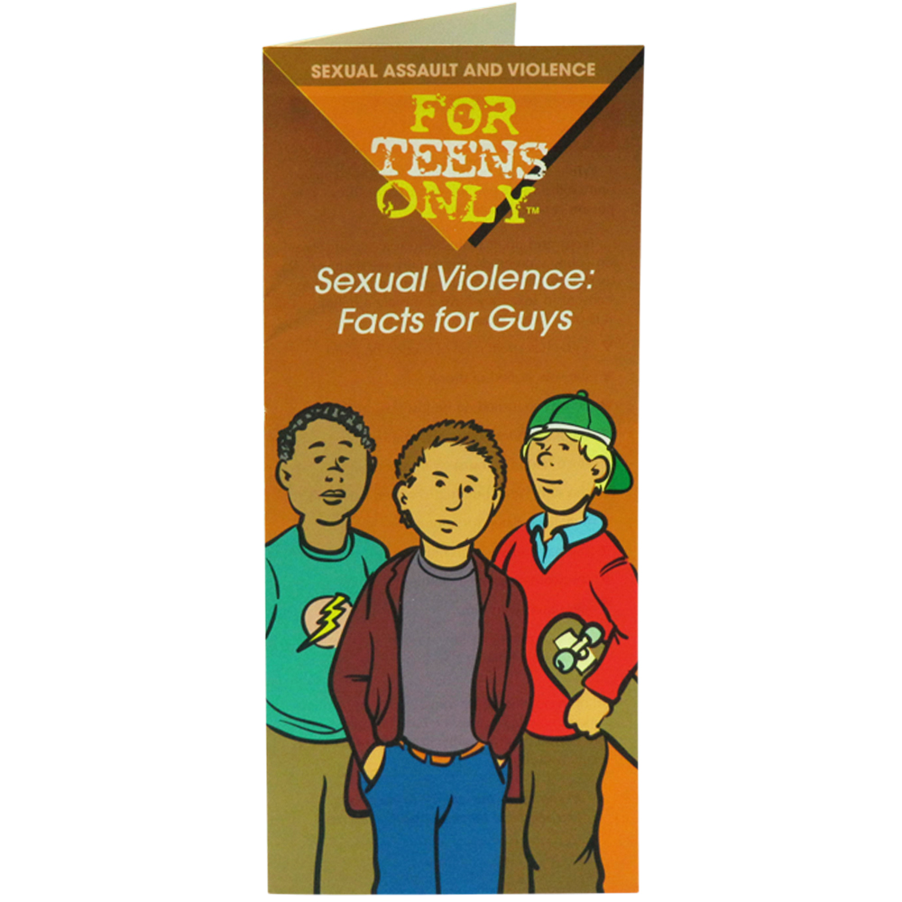 For Teens Only Pamphlet: Sexual Violence: Facts for Guys 25 pack