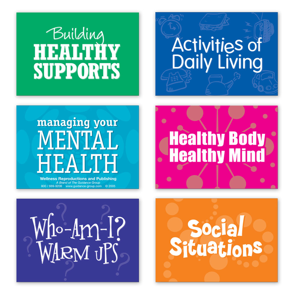 LifeSkills Card Decks for Adults Set of 6