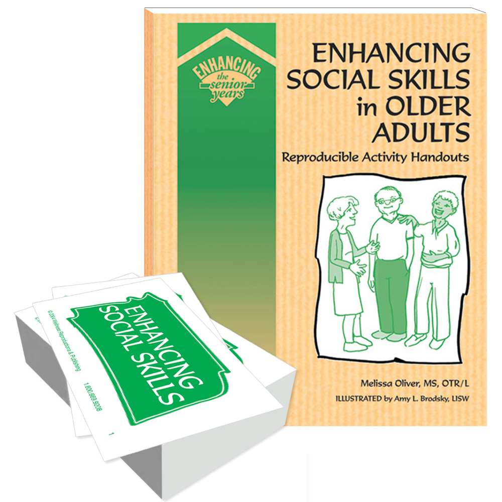 Enhancing Social Skills in Older Adults Book and Cards