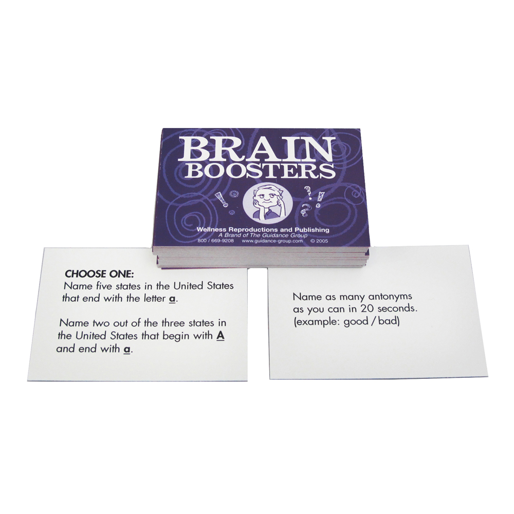 Brain   Boosting Activities for Groups Book & Cards