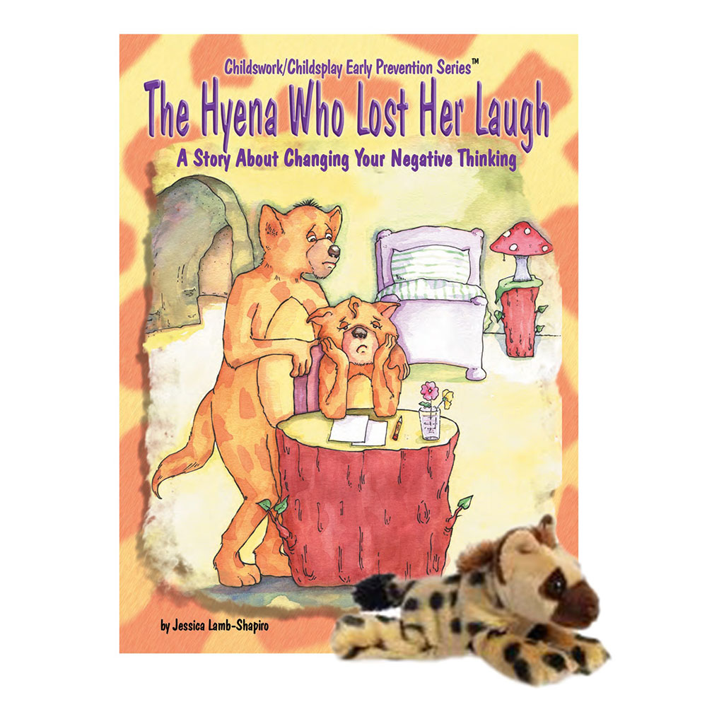 The Hyena Who Lost Her Laugh Book & Plush Hyena