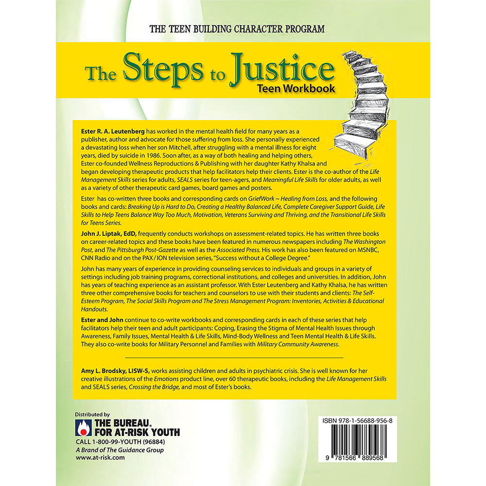 The Steps to Justice   Teen Workbook