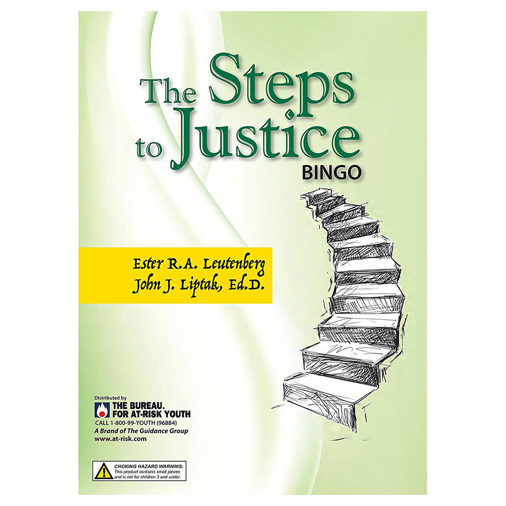 The Steps to Justice   Teen Bingo Game