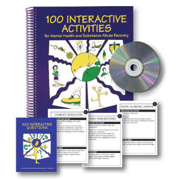 100 Interactive Activities Book & Cards Set