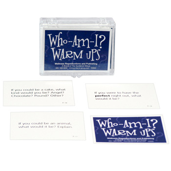 Who Am I? Warm Up Cards for Adults