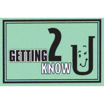 Getting 2 Know U Card Game