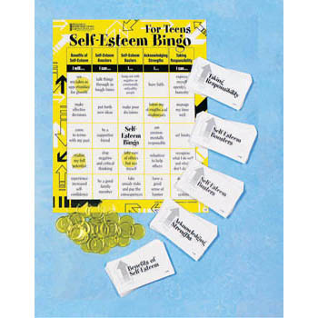 Self Esteem Bingo Game for Teens