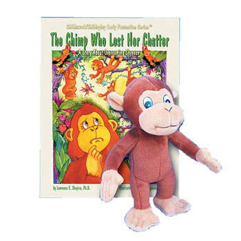 The Chimp Who Lost Her Chatter   Book & Plush Chimp