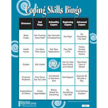 Coping Skills Bingo Game