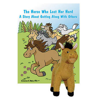 The Horse Who Lost Her Herd   Book & Plush Horse